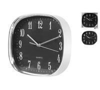 H&H Orologio da parete forma quadra cm 35. Batteria 1xAA non inclusa.