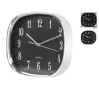 H&H Orologio da parete forma quadra cm 40. Batteria 1xAA non inclusa.