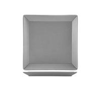 H&H Osaka Set 6 Piatti Frutta, Stoneware, Grigio, 18x18cm