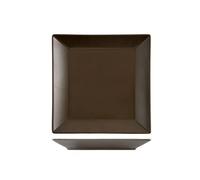 H&H Osaka Set 6 Piatti Frutta, Stoneware, Marrone, 18x18cm
