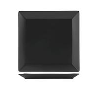 H&H Set 6 Piatti Stoneware Osaka Nero Piano 24X24Cm
