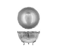 H&H Ottone Sheffield Cm11 Coppe Coppette E Ciotole, Argento, 1 pezzo