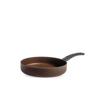 H&H Padella Ground in alluminio con antiaderente pfluon marrone cm. 24
