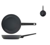 H&H Padella Polaris in Alluminio con Rivestimento Antiaderente Grigio Antracite Ø 24 cm - Adatta a Tutti i Piani Cottura, Compreso Induzione e Vetroceramica