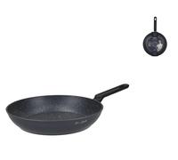 H&H Padella Vortex by Bruno Barbieri in alluminio coniato, 28 cm, con PFLUON,