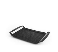 H&h piastra rettangolare rigata in alluminio pressofuso cm 38x26