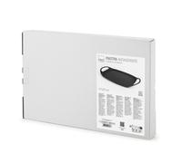 H&H Piastra rigata pressofuso antiaderente cm. 47x28