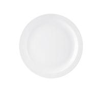 H&h piatto piano in melamina cm 24 bianco