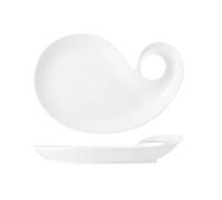 H&h Piatto Porcellana Goccia Cm24 Stoviglie
