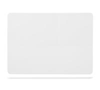H&H Piatto Rettangolare In Porcellana, 36X24 Cm, Bianco