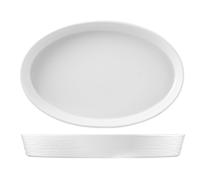 H&h Pirofila Porcellana Ovale 51x33xh7 cm Strumenti Da Cucina