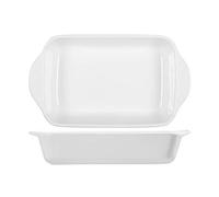 Pirofila Porcellana Bianco Rettangolare Cm22x31 H&H