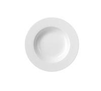 H&H Planet Piatto Fondo, 22.5 cm, Porcellana, Bianco