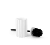 H&H Porta Scopino in Resina Forma Fiore - Design Elegante e Funzionale, Colore Bianco