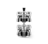 H&H Porta spezie 12 barattoli con stand girevole