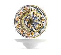 H&H Set 6 Piatti Pasta Positano Cm 24