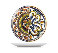 H&H Set 6 Piatti piani Positano in Stoare 32 cm, Multicolore - ceramica 2483709