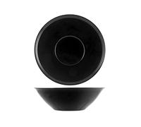 H&H Premiere Set Insalatiere, Opale Nero, 27 cm, Confezione da 6 Unità, Eleganti e Resistenti, Ideali per Casa e Ho.Re.Ca.