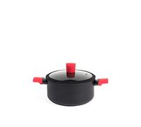 H&H Casseruola 2 Manici Antiaderente Pulse Con Coperchio Cm20