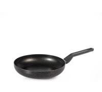 H&H-Quantum, Padella in Alluminio Antiaderente, Diametro 26cm, Compatibile con Induzione, Gas e Piastra Elettrica, Manico in Bakelite, Colore Nero con Spruzzatura Oro