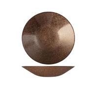 H&H Set 6 Piatti Fondi Regent Bronzo Glitter Cm22