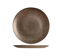 H&H Set 6 Piatti Piani Regent Bronzo Glitter Cm28