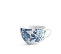 H&H Rose Blu Set 6 Tazze Jumbo, Porcellana, cc370