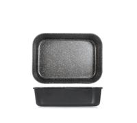 H&H Rosticcera per Friggitrice ad Aria in Alluminio, Rivestimento Antiaderente a 6 Strati, 15 x 21 x 5,5 cm, Utilizzabile in Forno fino a 200 °C, per Air Fryer da 7 Litri o Superiori