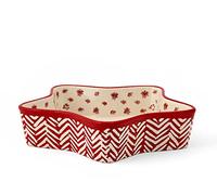 H&H Rouge Pirofila Rettangolare, Stoneware, 18x26cm