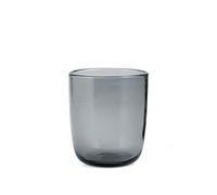 H&H Saturno Set 6 Bicchieri, Vetro, Grigio, cl35