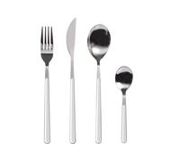 H&H Servizio 24 posate da tavola Nova in acciaio inox con manico in plastica