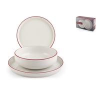 H&H Servizio Tavola 12 Pezzi Essence Red