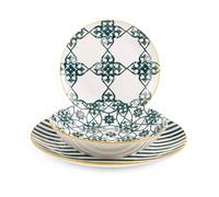 H&H Servizio Tavola 18 Pezzi Emerald