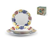 H&H Servizio Tavola 18 Pezzi Jardin