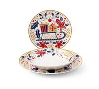 Servizio 18 pezzi tavola jolly in new bone china decorato coupe