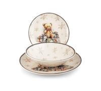 Pengo H&H Servizio tavola 18 pezzi decorato in stoneware modello Majestic Pengo