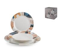 H&H Servizio Tavola 18 Pezzi Pinksand