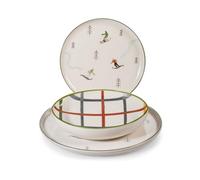 2x H&H Servizi 18 pezzi tavola Nordic Sky Holiday in stoneware