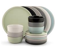 H&H Servizio Tavola 18 Pezzi Bergen in Stoare Colori Assortiti - 9540600