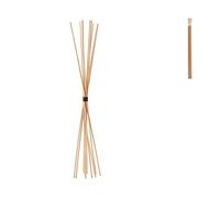 H&h set 10 bastoncini per diffusori per ambiente in legno cm 50