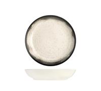 H&H Set 12 Piatti Fondi Marte - Ø20,5 cm - Piatti in Porcellana Eleganti e Resistenti - Ideali per Zuppe, Pasta e Primi Piatti - Lavabili in Lavastoviglie
