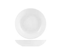 H&h set 12 piatti fondi in new bone china 20cm
