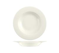 H&H Set 12 Piatti Fondi, Bone China, Bianco, 21cm - bianco ceramica 7706302