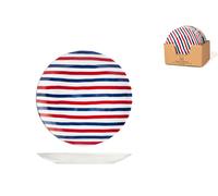 H&H set 12 piatti frutta Graphic cm 20