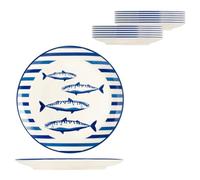 H&h set 12 piatti piani puerto cm26