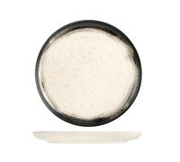 H&H Set 12 Piatti Piani Marte - Ø26 cm - Piatti in Porcellana Eleganti e Resistenti - Ideali per Portate Principali, Secondi e Piatti Unici - Lavabili in Lavastoviglie