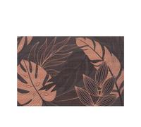 H&H Set 12 Tovagliette in Pvc, Felce, 30x45cm