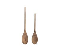 H&H Set 2 Cucchiai in Legno Acacia 25/30cm