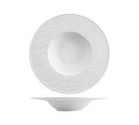 H&H Set 2 Piatti Pasta Skin ø 28 cm bianco