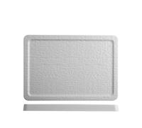 3 piatti rettangolare bianco cm 25x17x2,5 .